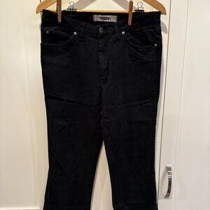 Women's MAVI Molly, low rise, flare jeans, black